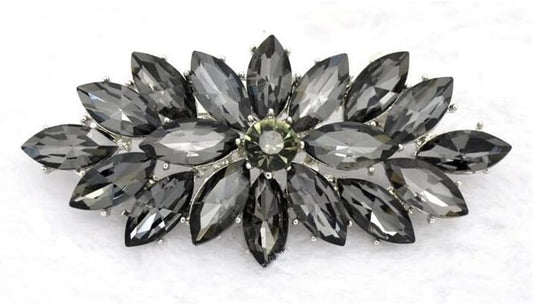 Marquise Rhinestone Corsage Brooch Pin for Women Girls Unisex Silver Plated Fashion Color Austrian Crystal Cluster Big Bouquet Brooches Lapel Pins Art Deco Dress Accessories Elegant Wedding Christmas Festival Jewelry Gift - WORLD TIME VISITS