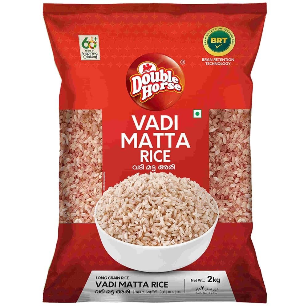 Matta Red Rice Long Grain Kerala Vadi Matta Rice 2KG - WORLD TIME VISITS
