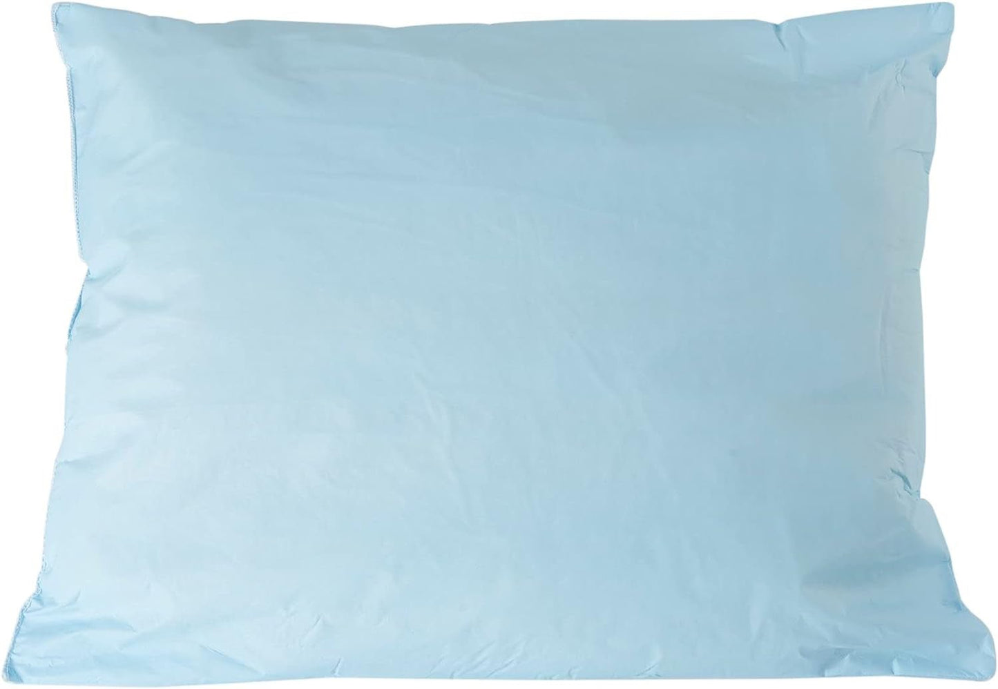 Medical Pillow [1 Count] Limited Reusable Hospital Bed Pillows, Fluid Moisture and Stain - Resistant, Blue, 20 in X 26 In - WORLD TIME VISITS