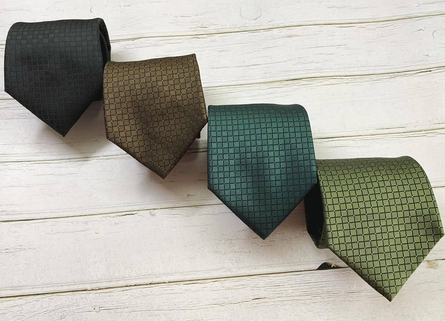Mens 63'' XL Extra Long Tie Solid Festive Necktie + Gift Box - WORLD TIME VISITS