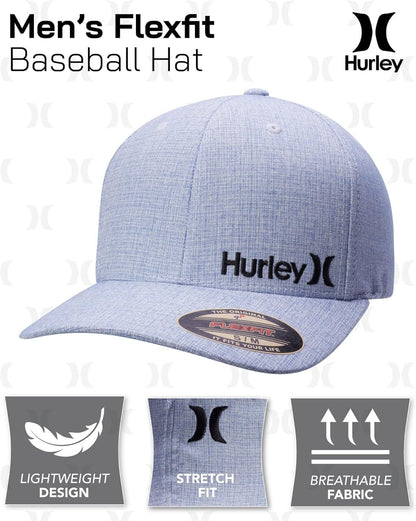 Men'S Baseball Cap - Flexfit Curve Bill Fitted Trucker Hat for Men (S - XL) - WORLD TIME VISITS