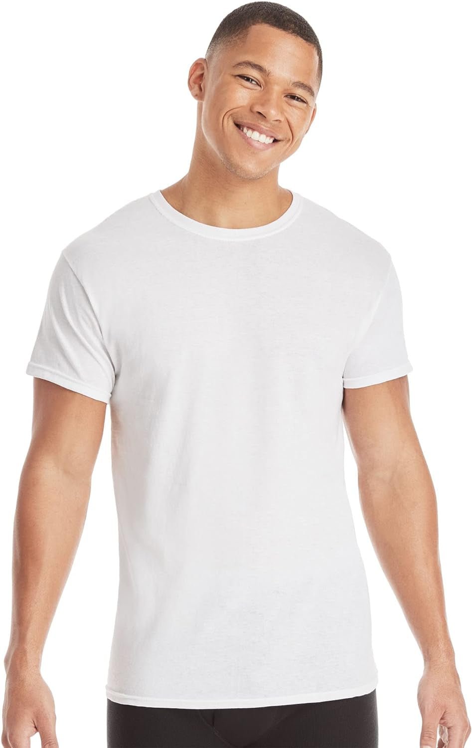 Men'S Cotton, Moisture - Wicking Crew Tee Undershirts, Multi - Packs Available - WORLD TIME VISITS