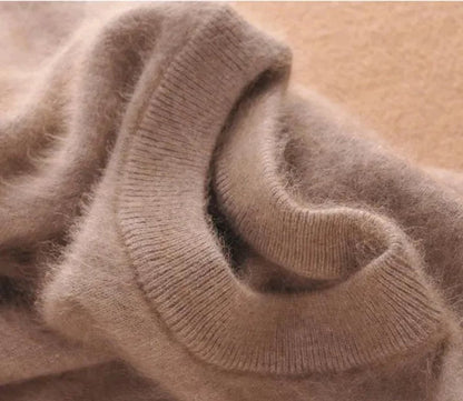 Men'S Fashion 100% Wool Pure Mink Cashmere Sweater Men 2020 Autumn Winter Clothes Super Warm Pullover Jumper for Men Long Sleeve Robe Hombre Pull Homme Hiver Mens Sweater Maglione Uomo Suéter Masculino Suéter De Los Hombres plus Size S - XXXL - WORLD TIME VISITS