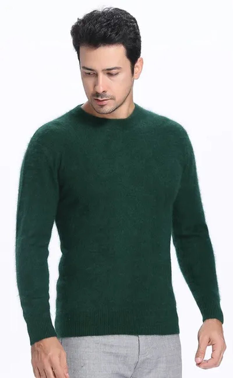 Men'S Fashion 100% Wool Pure Mink Cashmere Sweater Men 2020 Autumn Winter Clothes Super Warm Pullover Jumper for Men Long Sleeve Robe Hombre Pull Homme Hiver Mens Sweater Maglione Uomo Suéter Masculino Suéter De Los Hombres plus Size S-XXXL