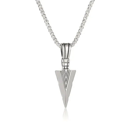 Men'S Fashion Jewelry Black Gold Silver Color Pendant Long Chain Necklaces Mens Necklaces