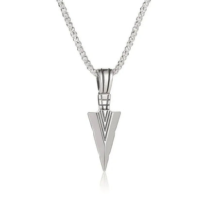 Men'S Fashion Jewelry Black Gold Silver Color Pendant Long Chain Necklaces Mens Necklaces