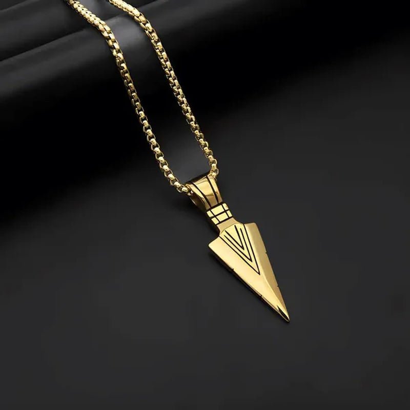 Men'S Fashion Jewelry Black Gold Silver Color Pendant Long Chain Necklaces Mens Necklaces - WORLD TIME VISITS