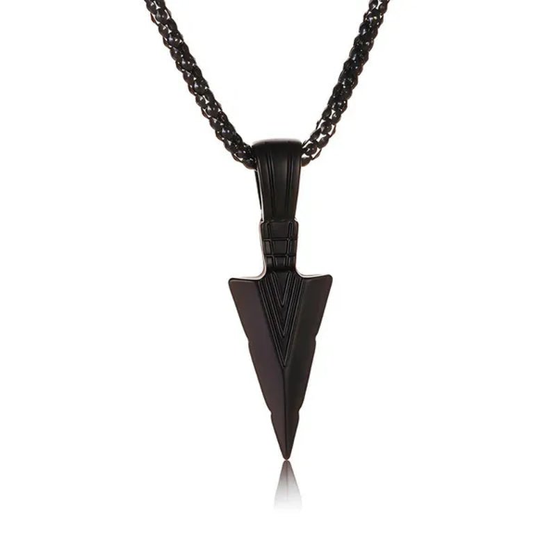 Men'S Fashion Jewelry Black Gold Silver Color Pendant Long Chain Necklaces Mens Necklaces - WORLD TIME VISITS