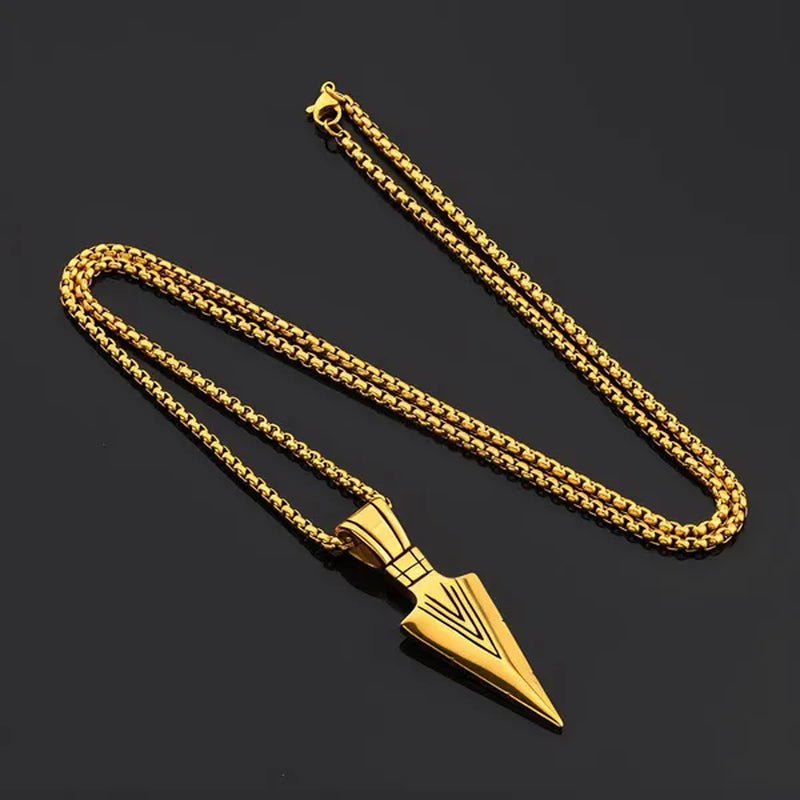 Men'S Fashion Jewelry Black Gold Silver Color Pendant Long Chain Necklaces Mens Necklaces - WORLD TIME VISITS