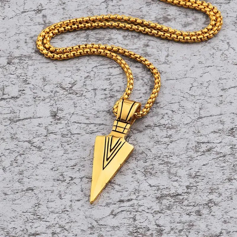 Men'S Fashion Jewelry Black Gold Silver Color Pendant Long Chain Necklaces Mens Necklaces - WORLD TIME VISITS