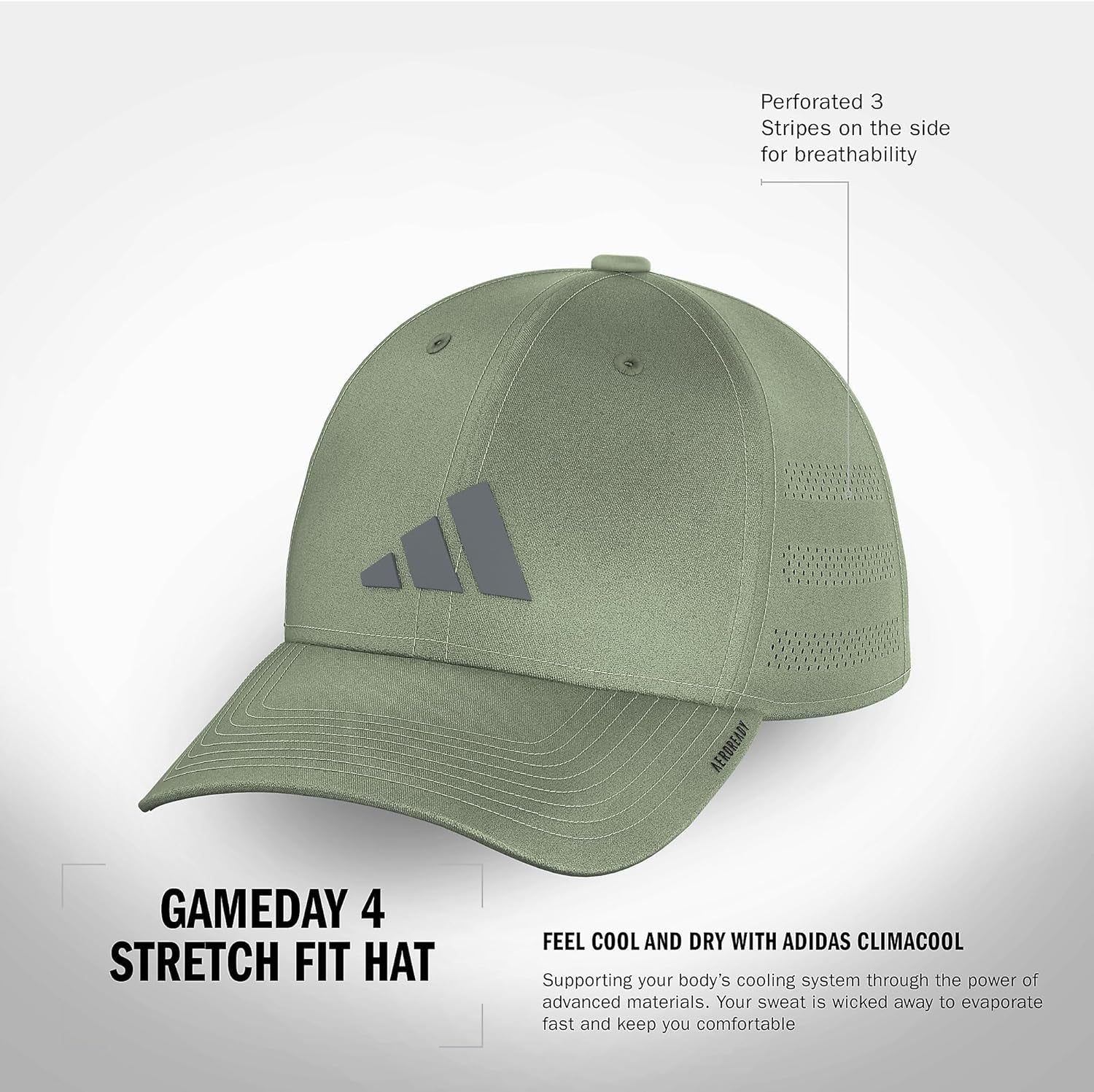 Men'S Gameday Structured Stretch Fit Hat DISCONTINUED - WORLD TIME VISITS