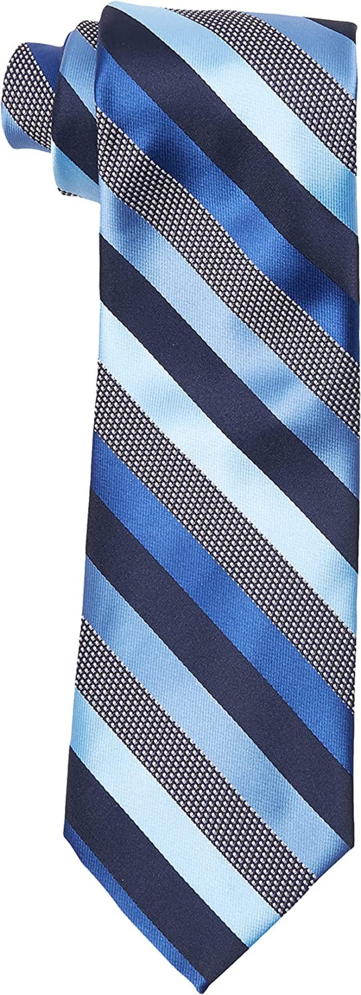 Men'S Microfiber Stripped Tie Set - WORLD TIME VISITS