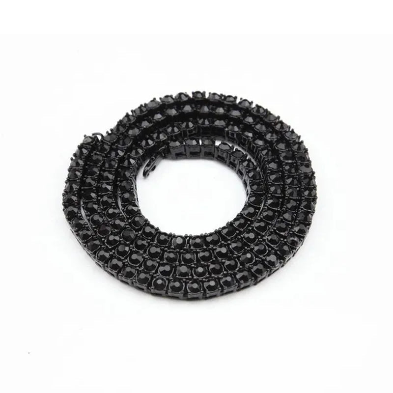 Men'S Necklaces Alloy Crystal Rhinestone Diamond Chains Necklaces Hip Hop Rock Gift