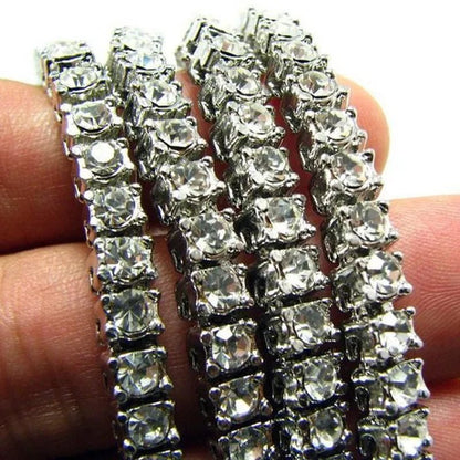 Men'S Necklaces Alloy Crystal Rhinestone Diamond Chains Necklaces Hip Hop Rock Gift