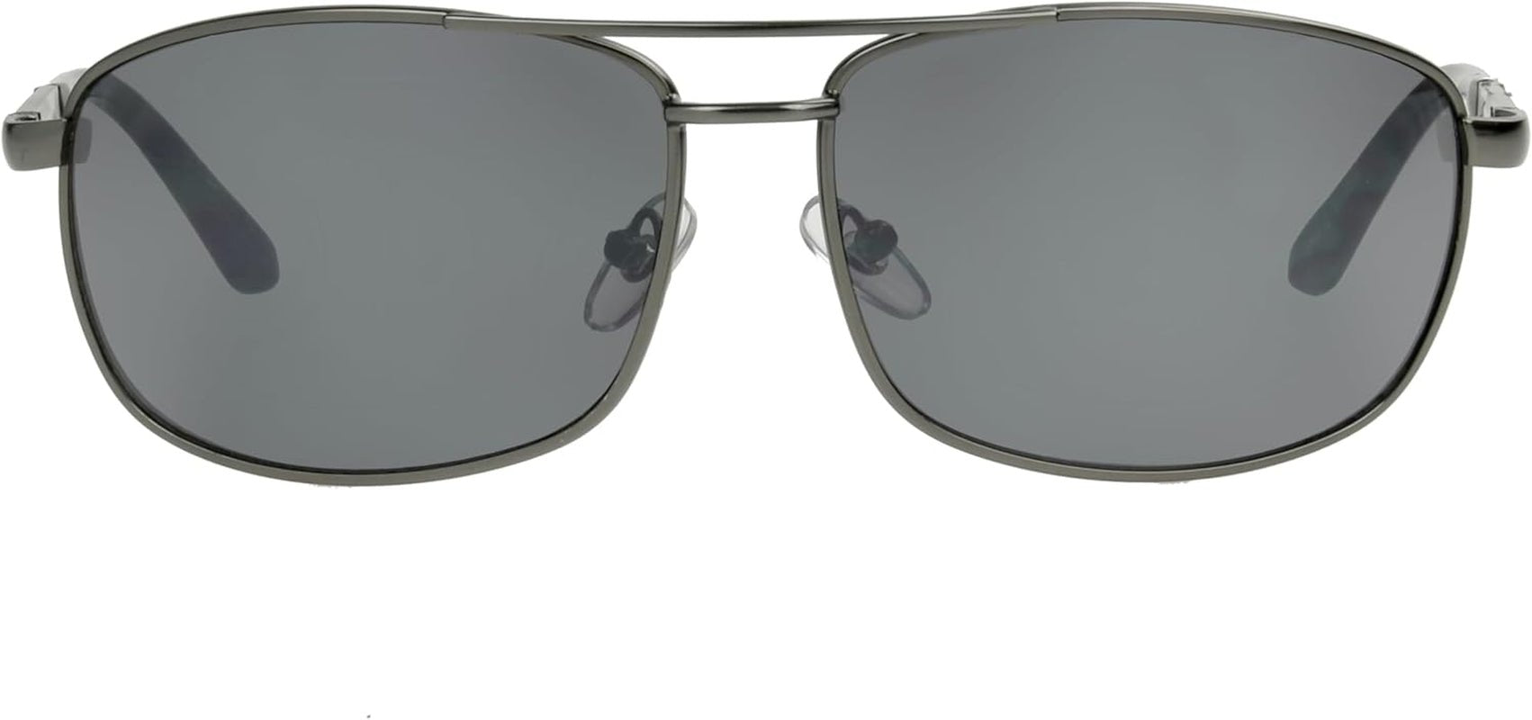 Men'S Oscar Wrap Sunglasses, Gunmetal/Smoke, 64 Mm - WORLD TIME VISITS