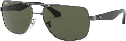 Men'S RB3483 Metal Square Sunglasses - WORLD TIME VISITS