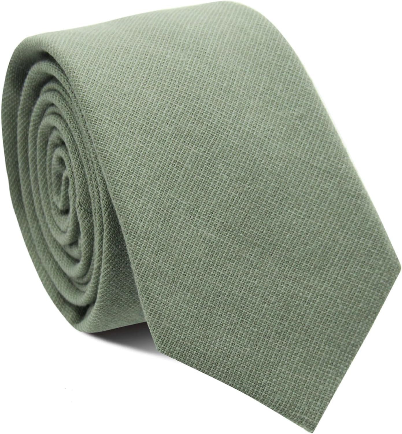 Men'S Skinny Tie Solid Color Neckties 2.56'' Casual Business Ties for Daily Dress, Weddings, Groomsmen Gifts - WORLD TIME VISITS