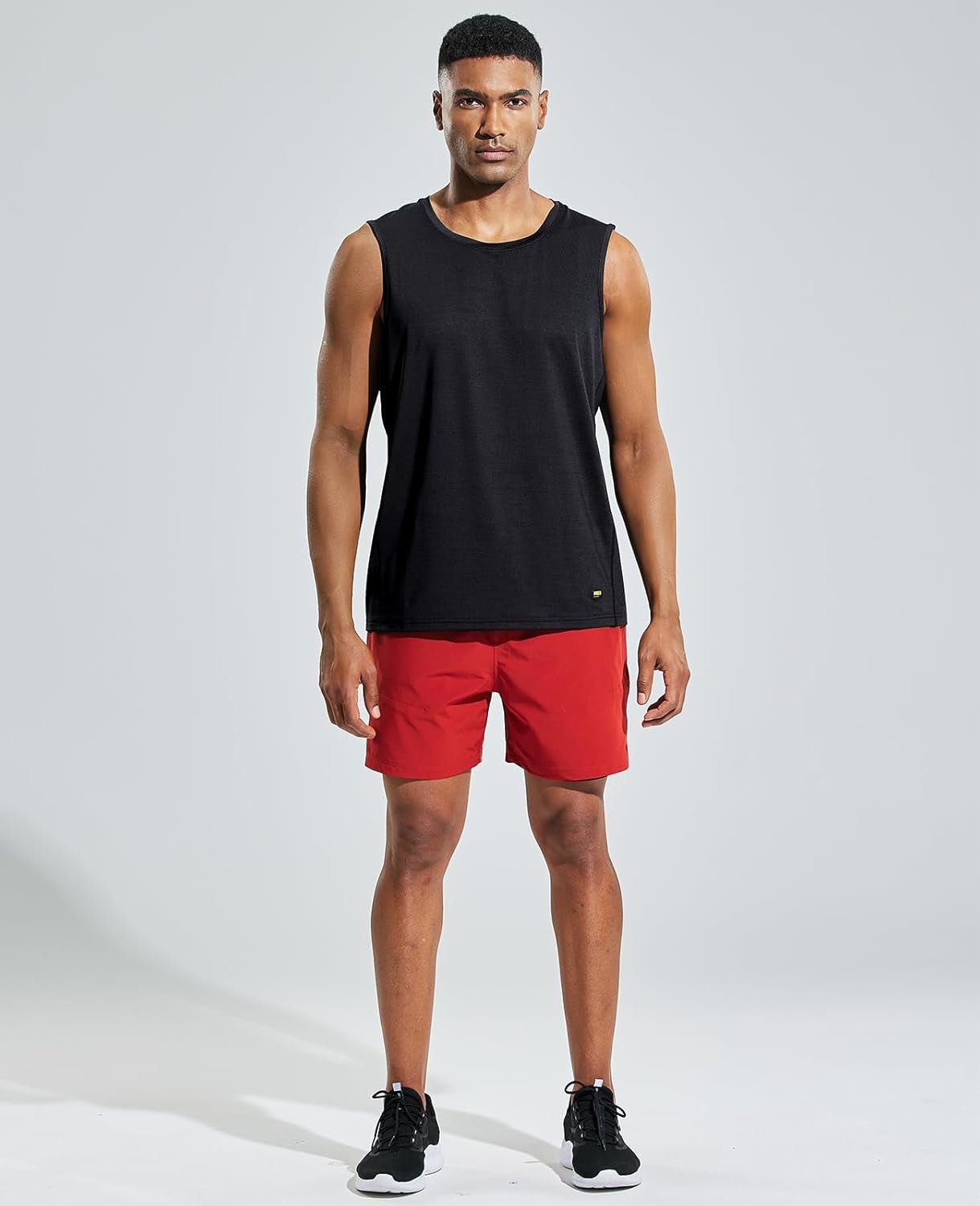 Men’S Sleeveless Tank Top Dry Fit Workout Muscle Tee Shirt for Running Athletic Gym Sports Training, Moisture Wicking