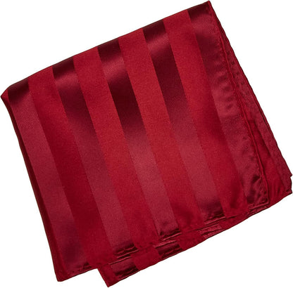 Men'S Solid Woven Formal Stripe Tie Set