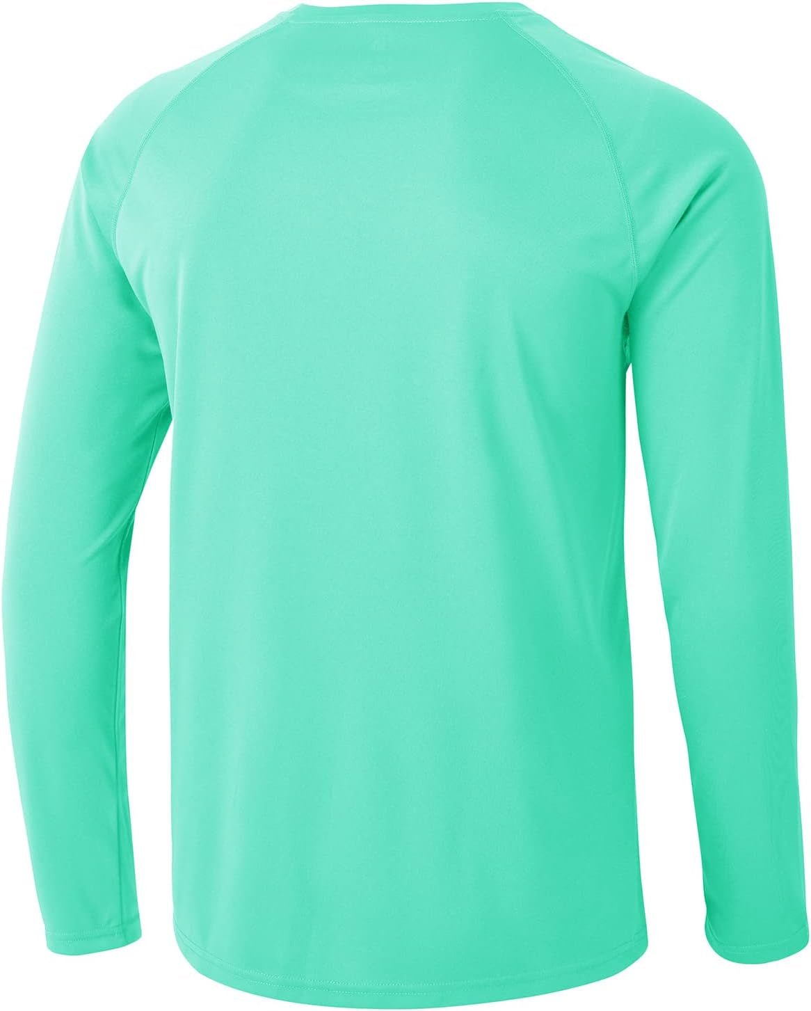 Mens Sun Protection Hiking Shirts Long Sleeve Water UPF 50+ SPF UV Shirts Lightweight Fishing Hiking Swimming - WORLD TIME VISITS