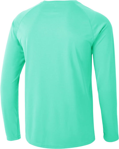 Mens Sun Protection Hiking Shirts Long Sleeve Water UPF 50+ SPF UV Shirts Lightweight Fishing Hiking Swimming - WORLD TIME VISITS