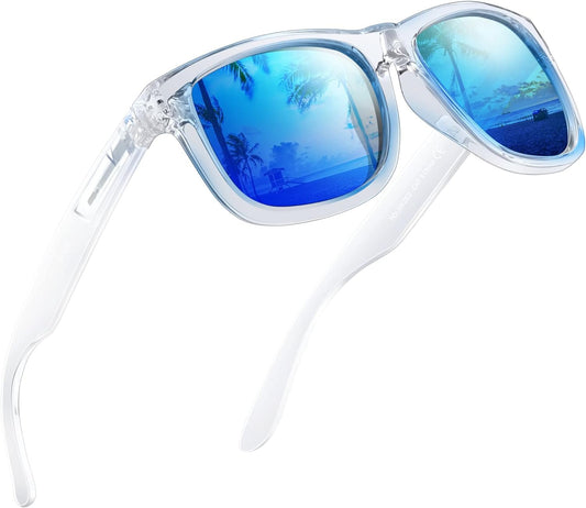 Mens Sunglasses Polarized with UV400 Protection, Fits for Women Fashion Driving, Fishing, Sports, Beach, Golfing - WORLD TIME VISITS