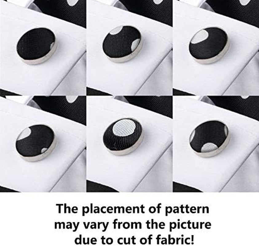 Men'S Tie Set Polka Dot Handkerchief Cufflinks Plaid Fashion Neckties Wedding Business