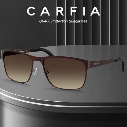 Metal Mens Sunglasses Polarized UV400 Protection for Driving Fishing Hiking Golf Everyday Use CA5225 - WORLD TIME VISITS