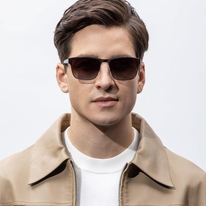 Metal Mens Sunglasses Polarized UV400 Protection for Driving Fishing Hiking Golf Everyday Use CA5225
