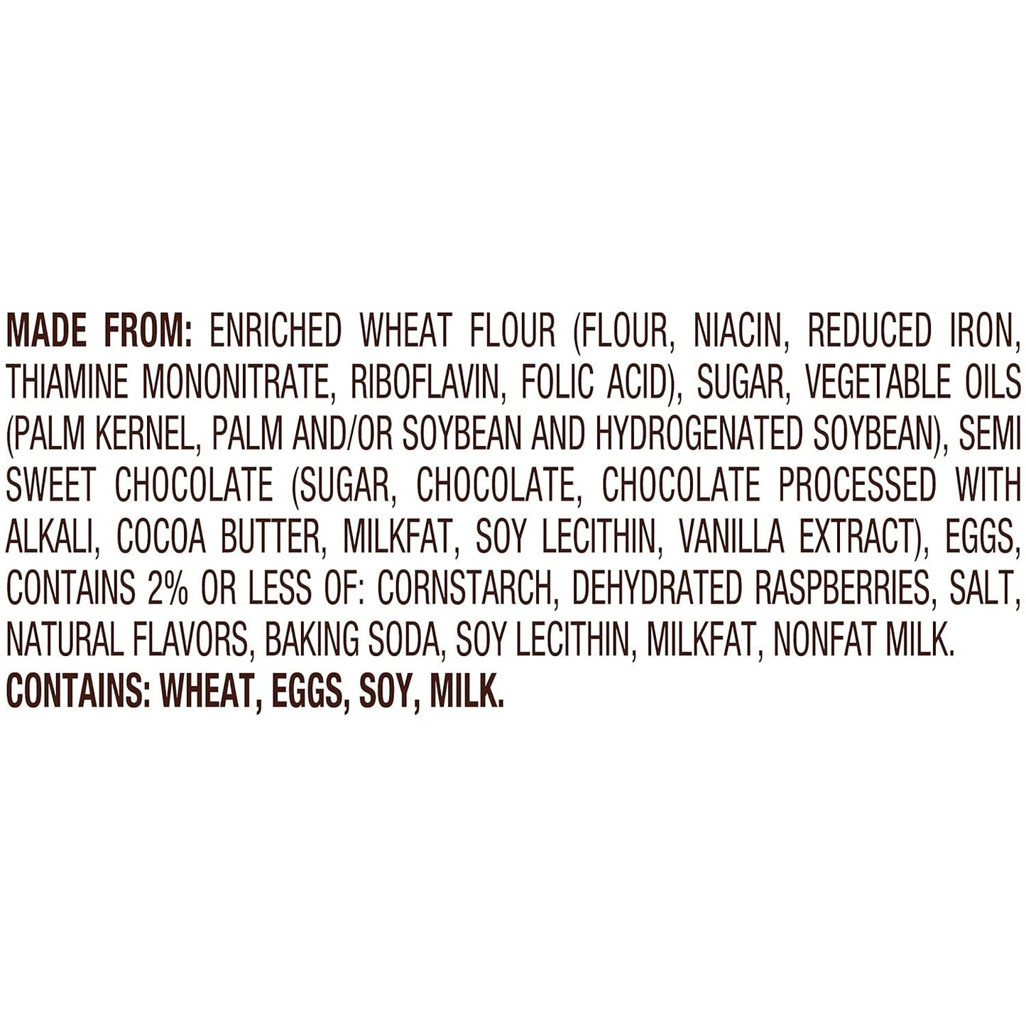 Milano Cookies, Raspberry Chocolate, 7 Oz. Bag