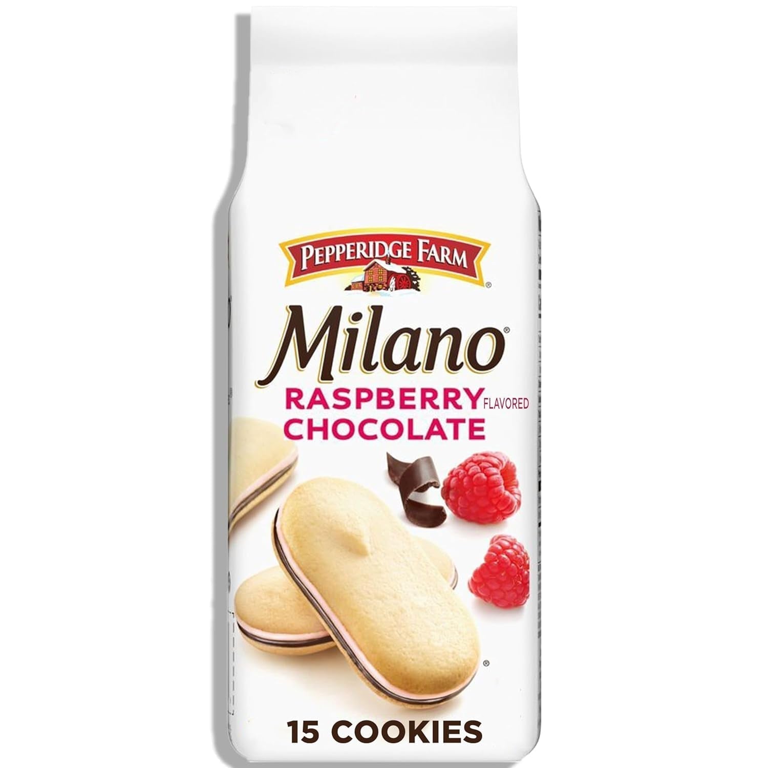 Milano Cookies, Raspberry Chocolate, 7 Oz. Bag - WORLD TIME VISITS