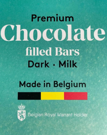 MINI Premier CHOCLATE Filled Dark and Milk BARS, Belgium Chocolate, Easter Mother'S Day SPRING EDITION 36 COUNT Choclates Gifts