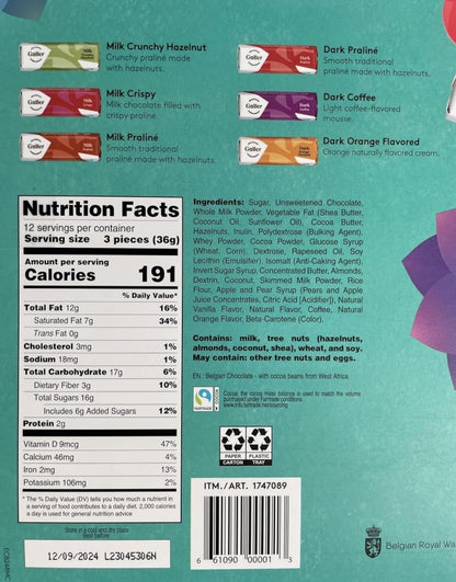 MINI Premier CHOCLATE Filled Dark and Milk BARS, Belgium Chocolate, Easter Mother'S Day SPRING EDITION 36 COUNT Choclates Gifts