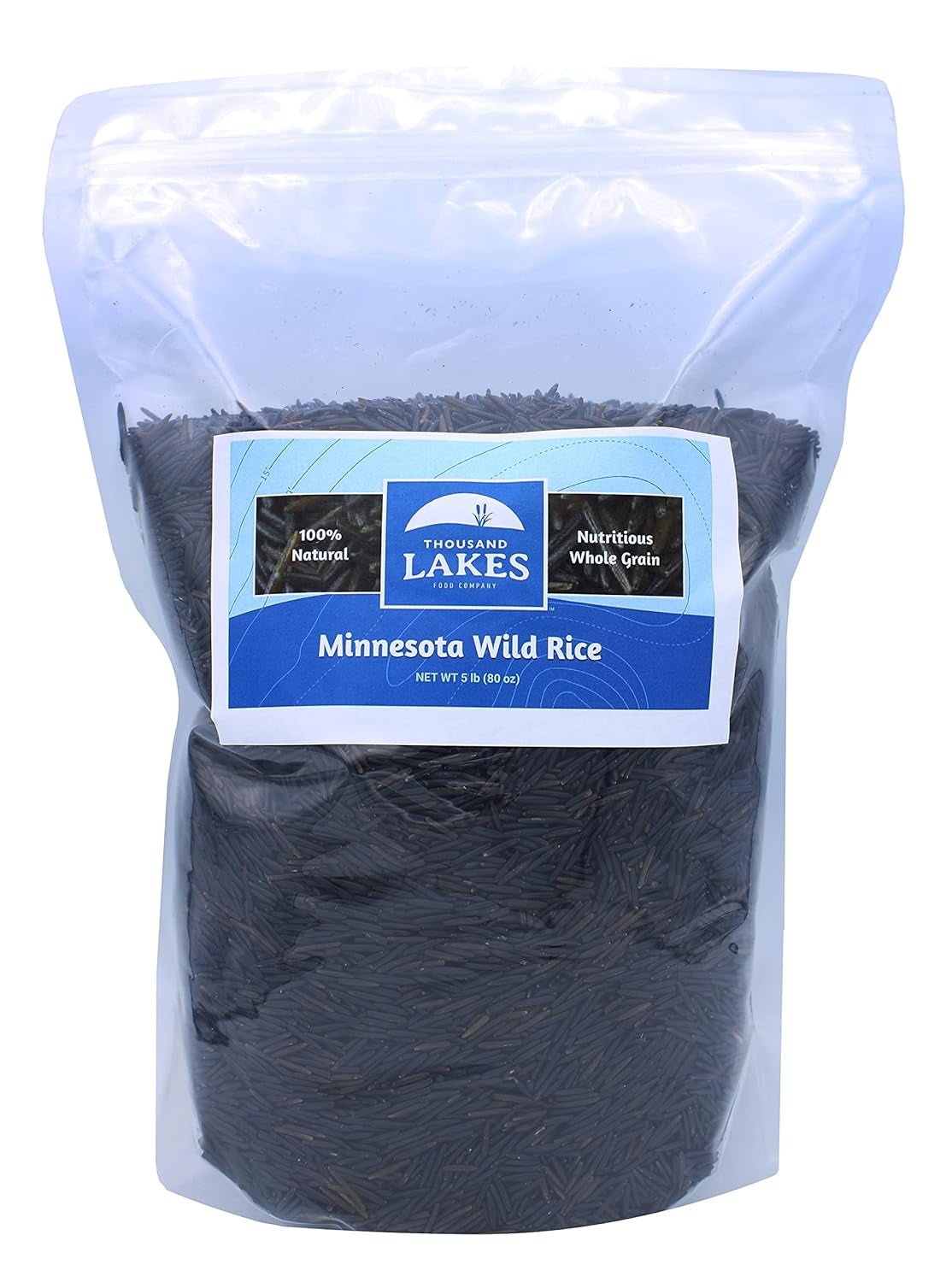 Minnesota Grown Wild Rice - Bulk - 5 Pounds | 100% All Natural
