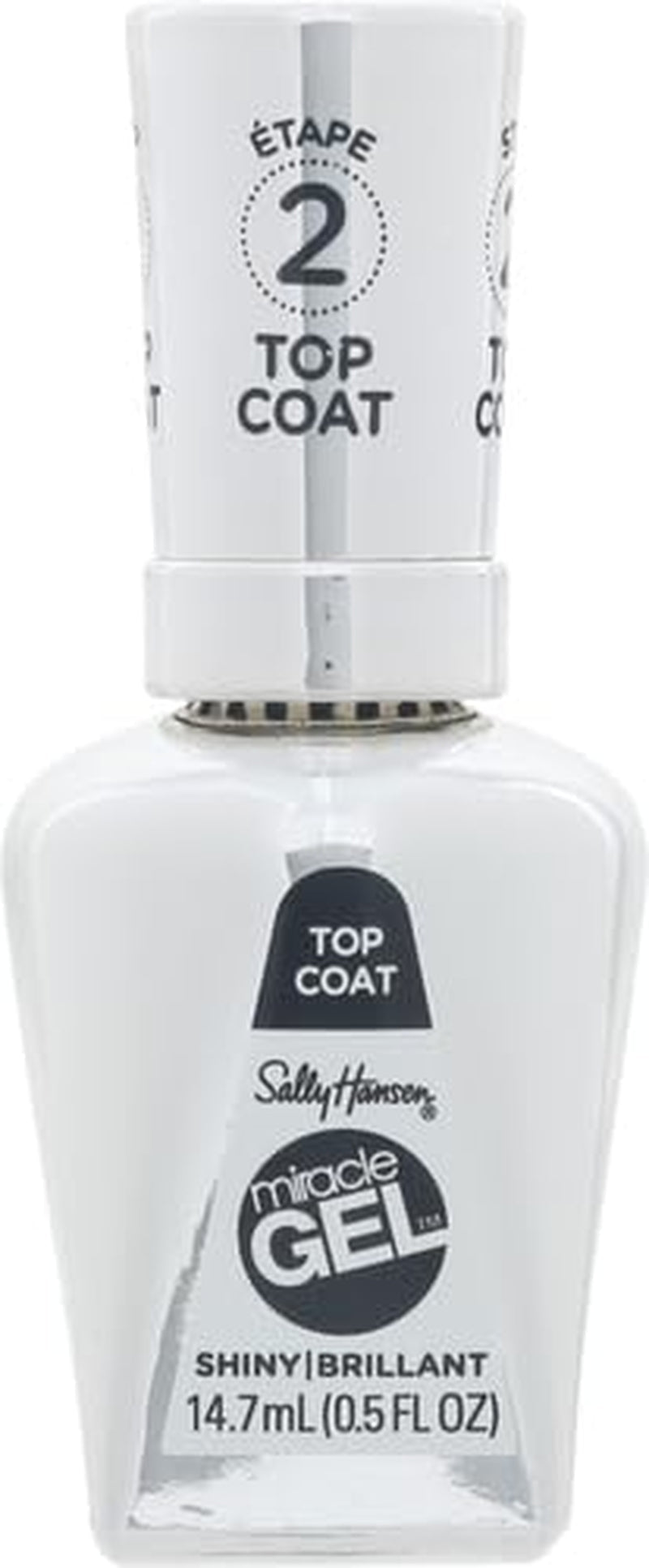 Miracle Gel Nail Polish Shiny Top Coat, 101 Miracle Gel 3.0 Shiny Top Coat, 0.5 Fl Ounce - WORLD TIME VISITS