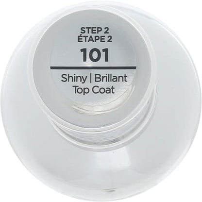Miracle Gel Nail Polish Shiny Top Coat, 101 Miracle Gel 3.0 Shiny Top Coat, 0.5 Fl Ounce