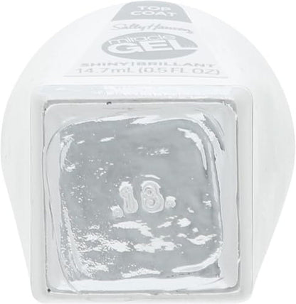 Miracle Gel Nail Polish Shiny Top Coat, 101 Miracle Gel 3.0 Shiny Top Coat, 0.5 Fl Ounce
