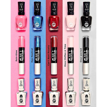 Miracle Gel Nail Polish Shiny Top Coat, 101 Miracle Gel 3.0 Shiny Top Coat, 0.5 Fl Ounce