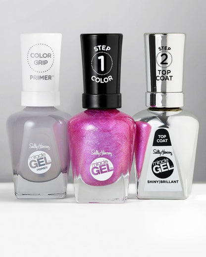 Miracle Gel™, Quartz and Kisses, Long Lasting, Gel-Like Formula, No UV Lamp Needed, Pink Nail Polish