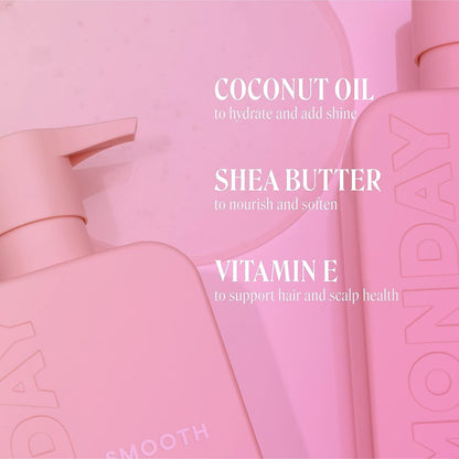 Moisture Conditioner 12Oz for Dry, Coarse, Stressed, Coily and Curly Hair, Made from Coconut Oil, Rice Protein, Shea Butter, & Vitamin E, 100% Recyclable Bottles (350Ml) (10434)