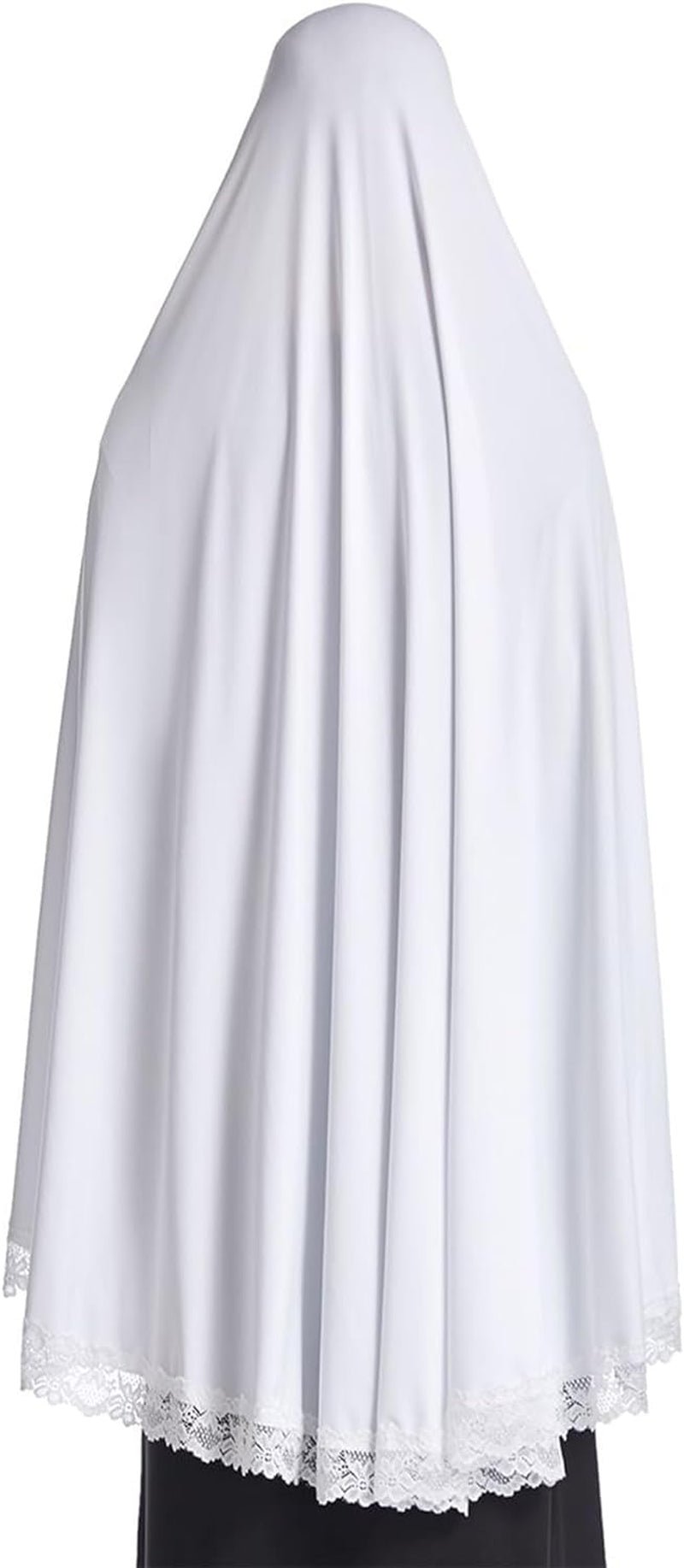 Muslim Hijab for Women Instant Big Hijab Jersey Turbans Khimar Abaya Soft Women Prayer Hijab, 1Pc Lace Hijab Scarf