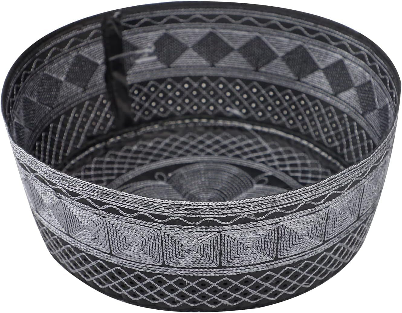 Muslim Prayer Kufi Hat for Men Boys Islamic Beanie Skull Cap Prayer Headwear Embroidery Kofia Topi Sun Hat Ramadan Eid Gift