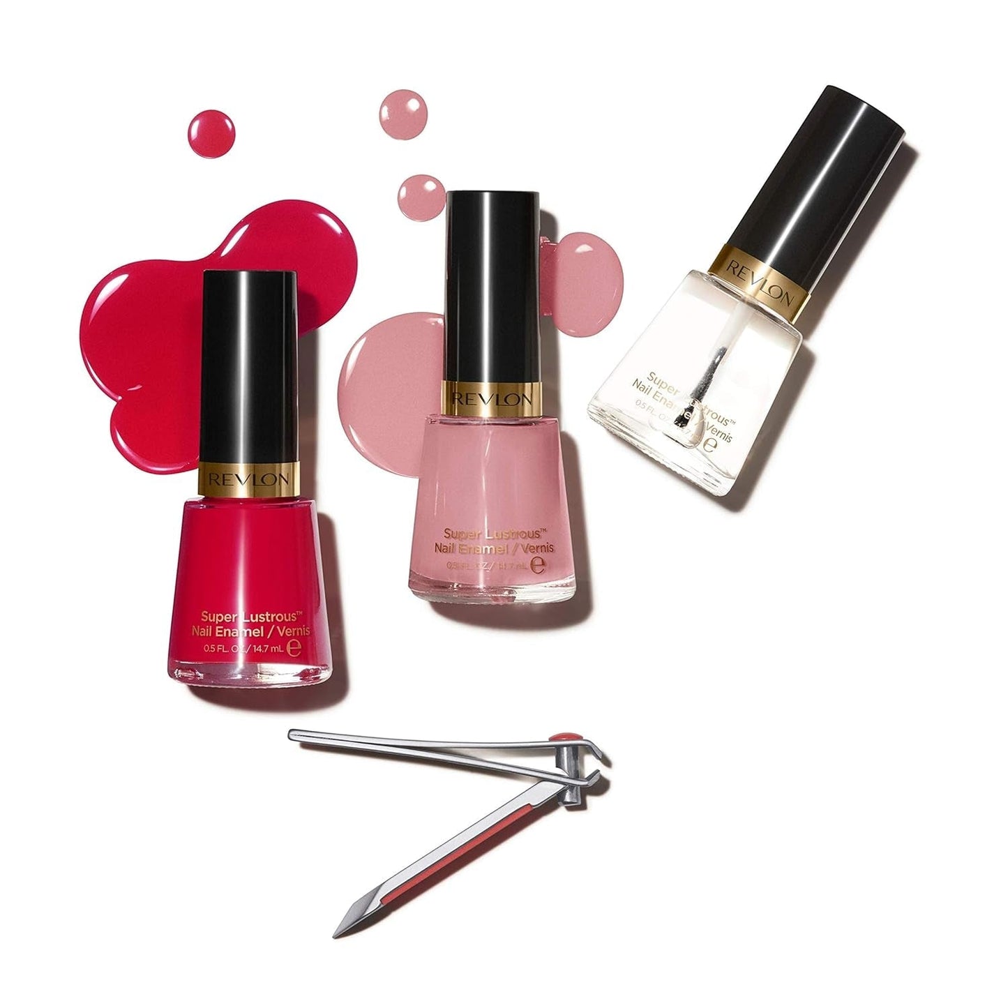 Nail Enamel, Chip Resistant Nail Polish, Glossy Shine Finish, in Nude/Brown, 006 Sheer Pink, 0.5 Oz