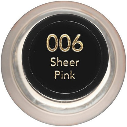 Nail Enamel, Chip Resistant Nail Polish, Glossy Shine Finish, in Nude/Brown, 006 Sheer Pink, 0.5 Oz