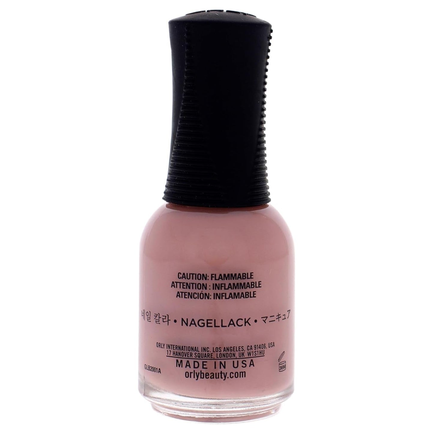 Nail Lacquer - 2000021 Rose All Day Women Nail Polish 0.6 Oz