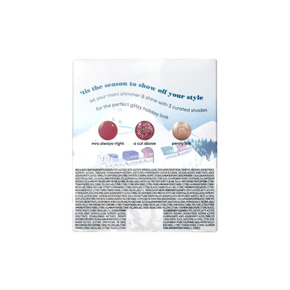 Nail Polish, 8-Free Vegan, 3Pc Set, the Express: Whimsical Pinks, 1 Kit