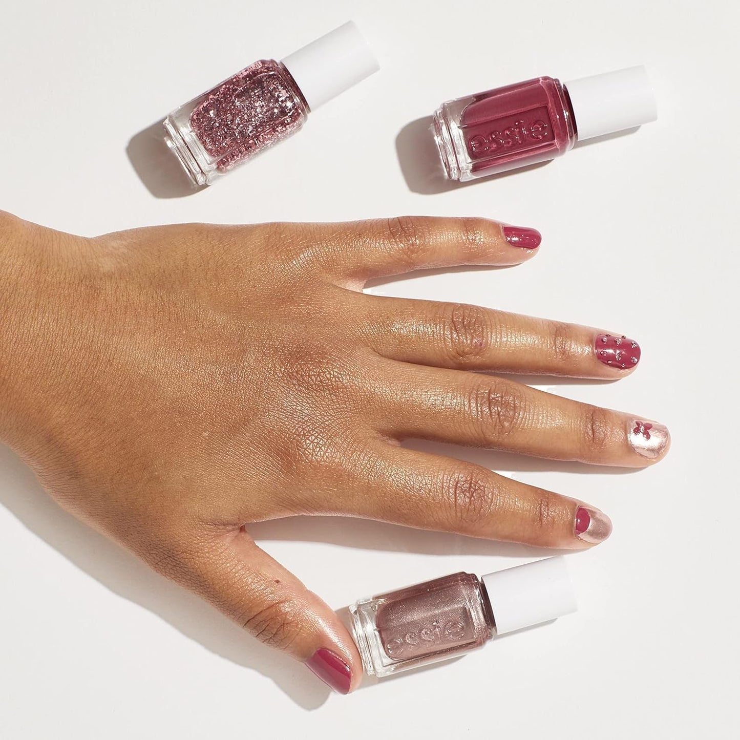 Nail Polish, Vegan, 3Pc Holiday Kit, the Express - Polar Bolds, Pinks
