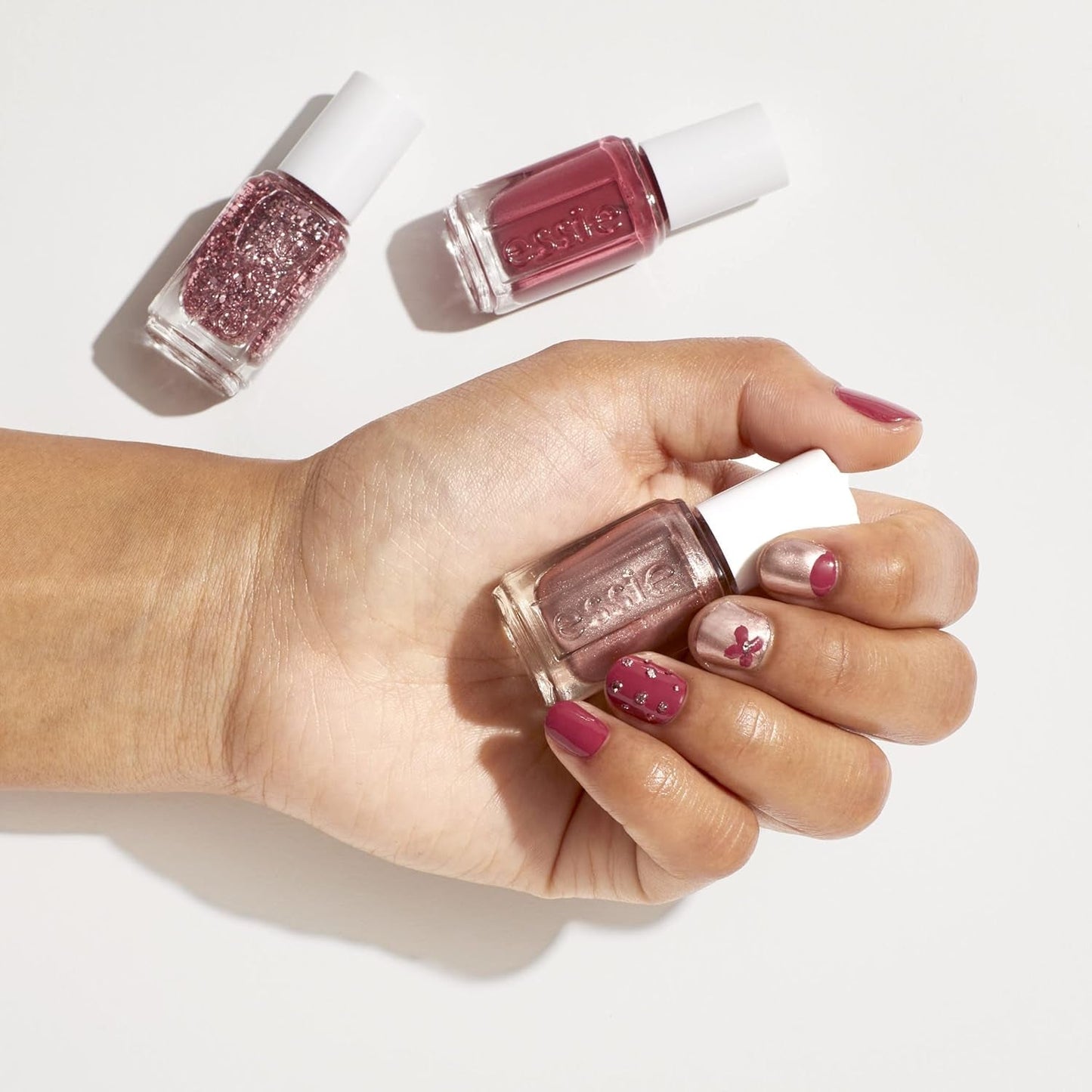 Nail Polish, Vegan, 3Pc Holiday Kit, the Express - Polar Bolds, Pinks