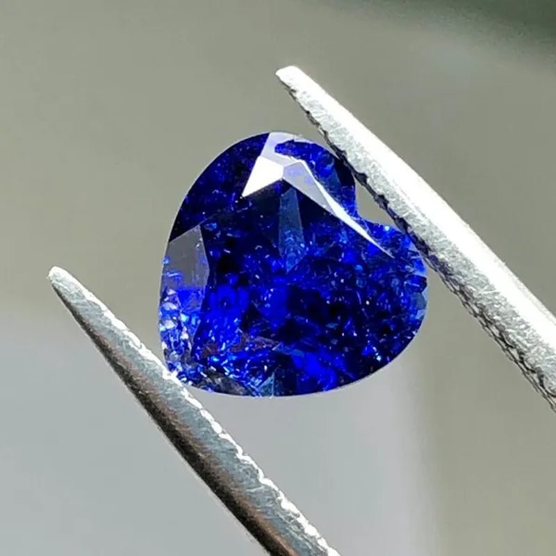 Natural Cutting 3A Blue Tanzania Sapphire Unheated 6x8mm 7x7mm Corundum Spinel Various Shapes Mosaic Jewelry Diy Blue Gem AAA - WORLD TIME VISITS