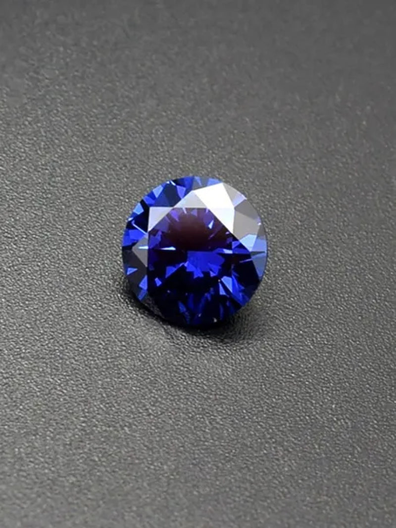 Natural Cutting 3A Blue Tanzania Sapphire Unheated 6x8mm 7x7mm Corundum Spinel Various Shapes Mosaic Jewelry Diy Blue Gem AAA